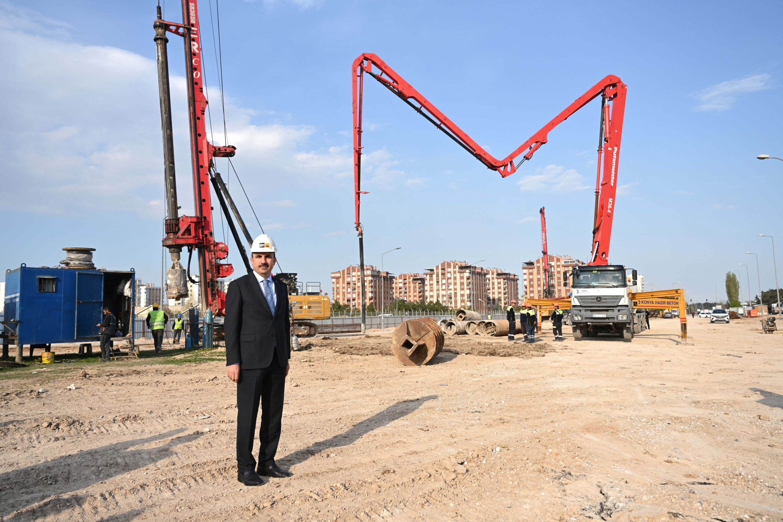 Konya’da Otogar Kavşağı projesi hızla devam ediyor. Üç katlı kavşak