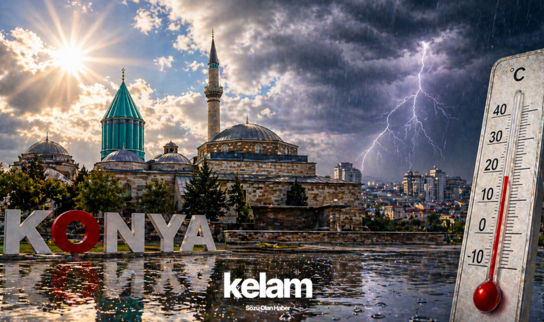 Konya’da Yeni Haftada Yağış Uyarısı Yapıldı Konya’da yeni haftada hava parçalı bulutlu başlarken çarşamba günü gökgürültülü