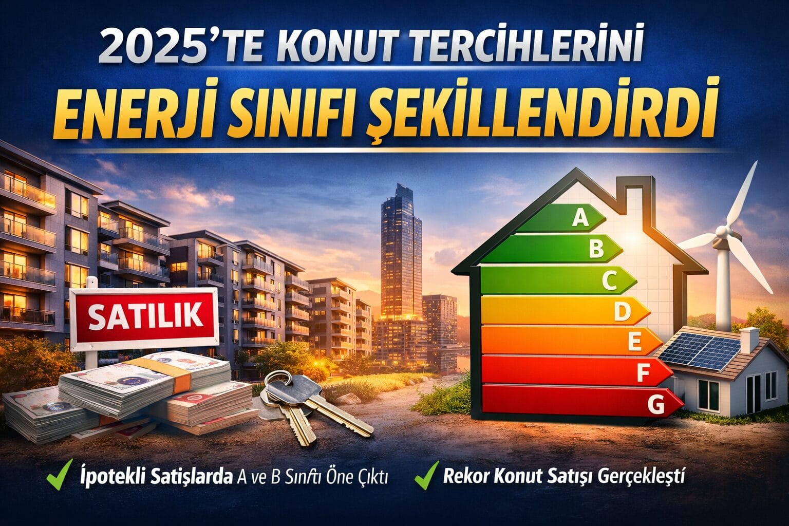 Türkiye İstatistik Kurumu verilerine göre 2025 yılı konut piyasasında “denge