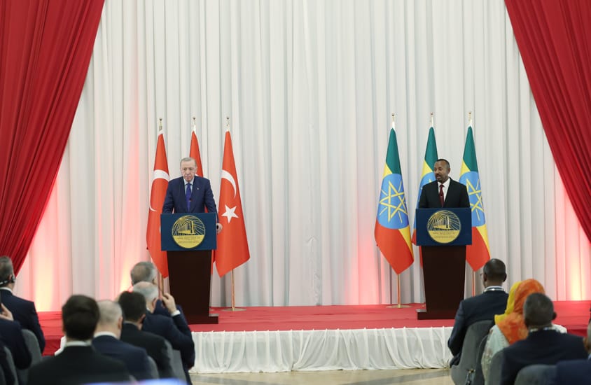 Cumhurbaşkanı Erdoğan, Addis Ababa’da Etiyopya Başbakanı Abiy Ahmed Ali ile