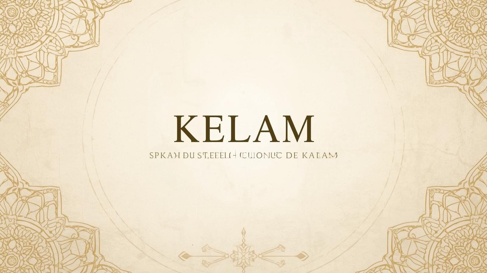 Kelam nedir? Kelam kelimesinin TDK anlamı, İslam dinindeki yeri, ilm-i
