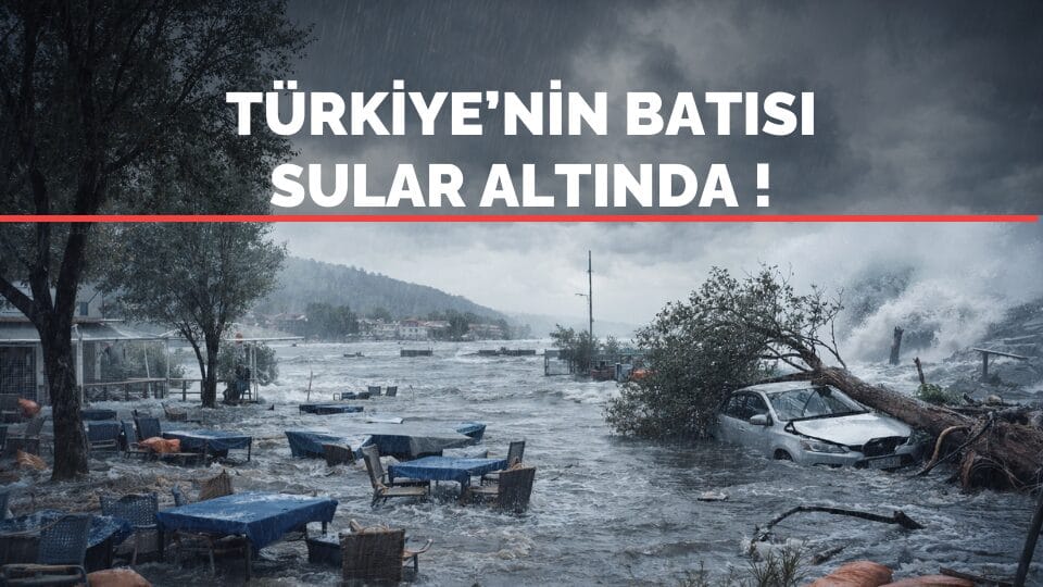 Türkiye’nin birçok ilinde etkili olan sağanak ve fırtına hayatı olumsuz