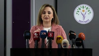 DEM Parti Sözcüsü Ayşegül Doğan, TBMM komisyon raporuna ilişkin yaptığı