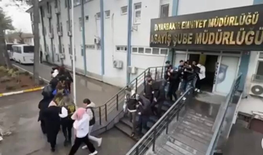 Diyarbakır merkezli 3 ilde düzenlenen “Kadraj” operasyonunda 18 kişi gözaltına