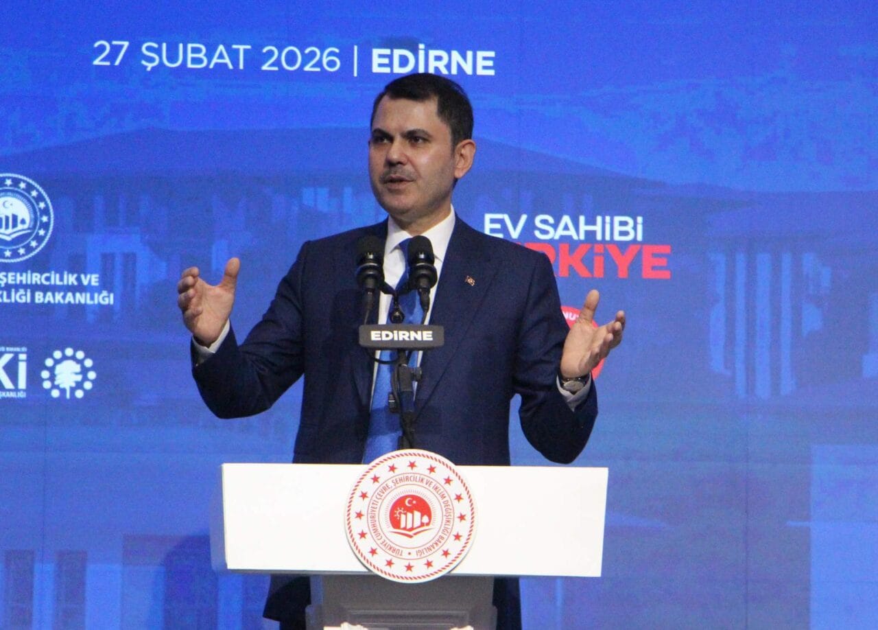Bakan Murat Kurum, Edirne’de 2 bin 530 sosyal konut için