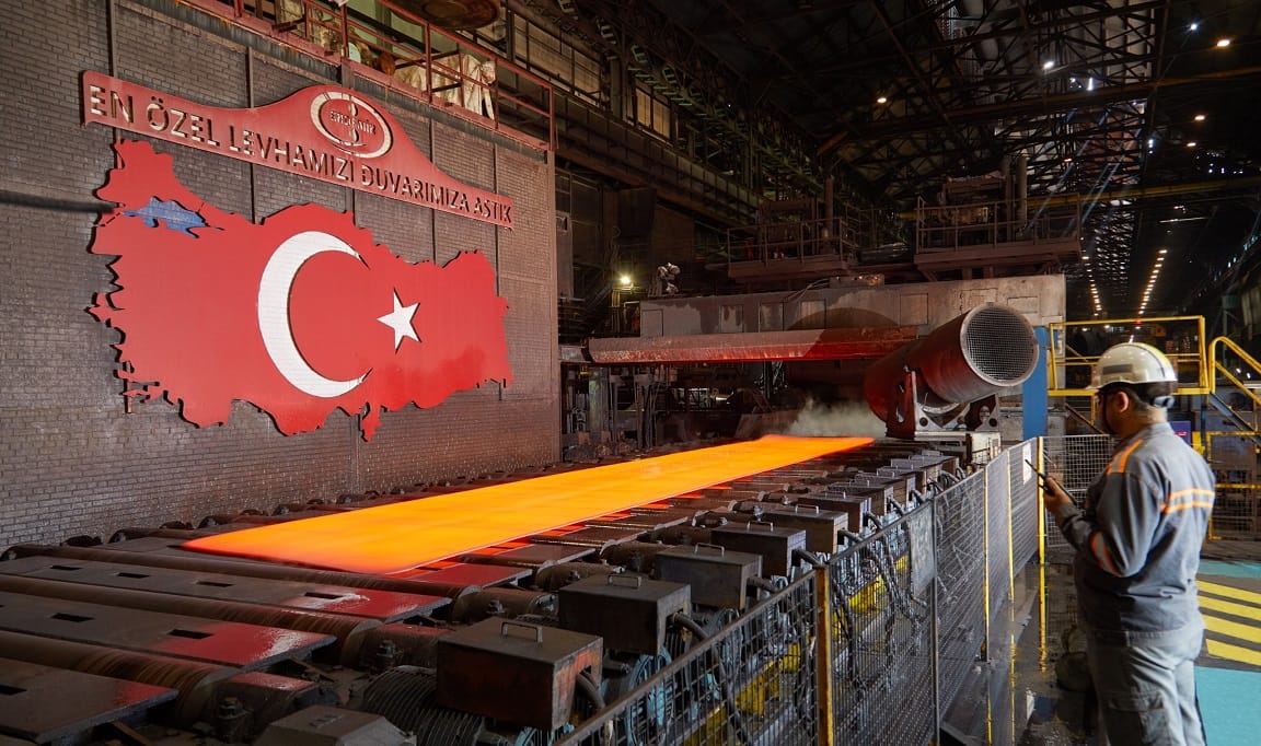 Erdemir, Milli Uçak Gemisi için 40 bin ton gemi sacı üretiyor Milli Uçak Gemisi (MUGEM) projesinin çelik ihtiyacı OYAK'a bağlı Erdemir