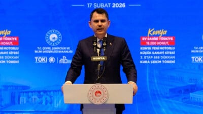 Çevre, Şehircilik ve İklim Değişikliği Bakanı Murat Kurum, Konya’daki kura