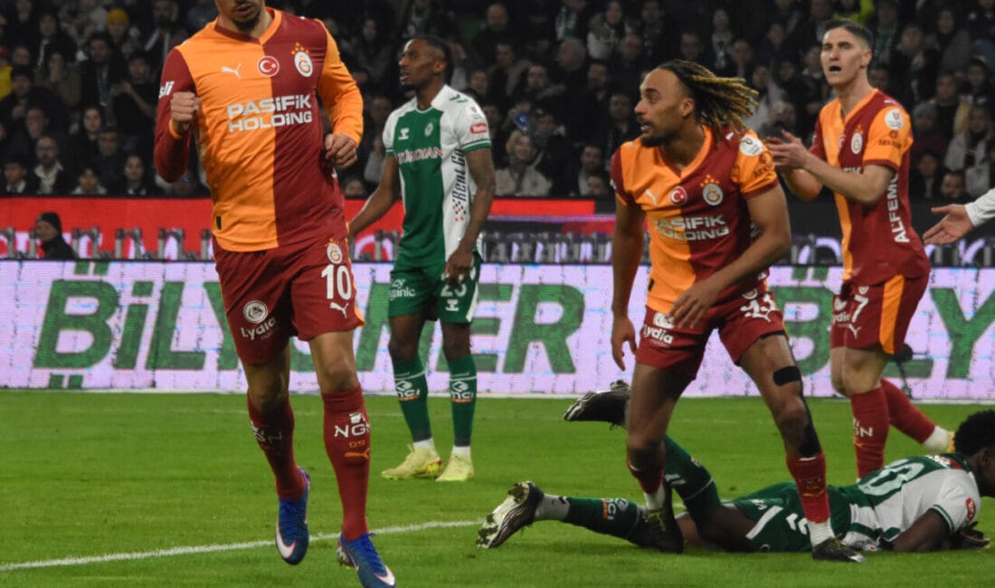 Süper Lig’in 23. haftasında lider Galatasaray, deplasmanda Konyaspor’a 2-0 mağlup