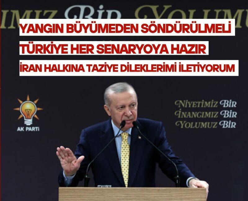 Cumhurbaşkanı Erdoğan, İran’a yönelik saldırılar sonrası ateşkes ve diplomasi çağrısı