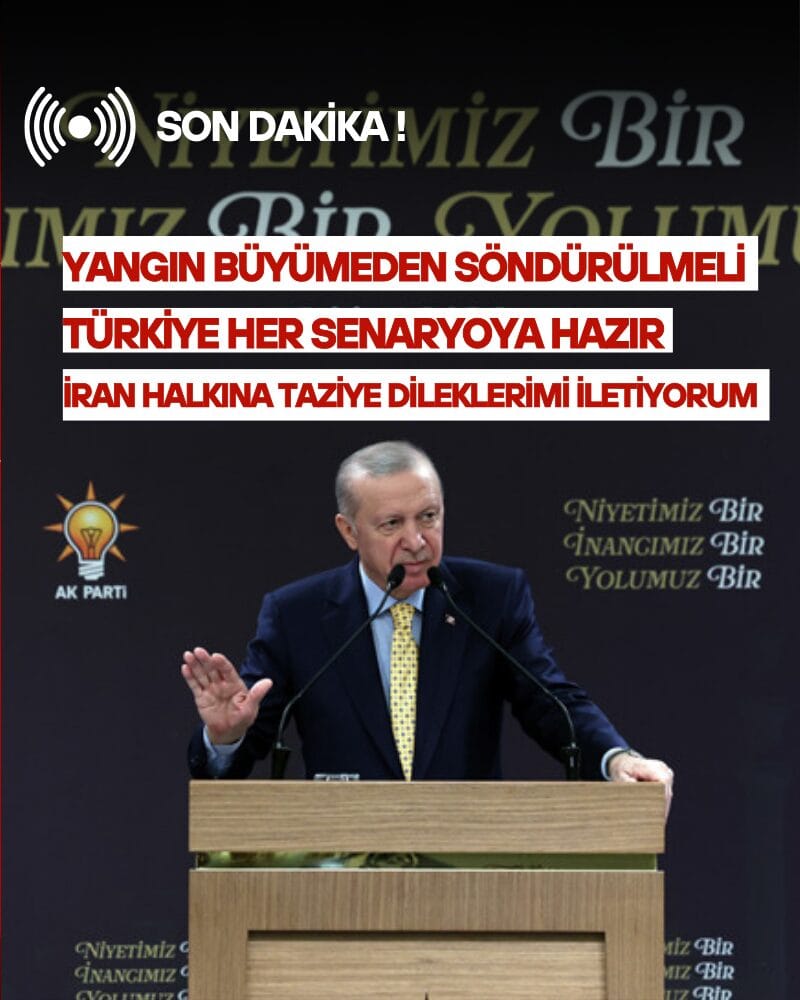 Cumhurbaşkanı Erdoğan, İran’a yönelik saldırılar sonrası ateşkes ve diplomasi çağrısı