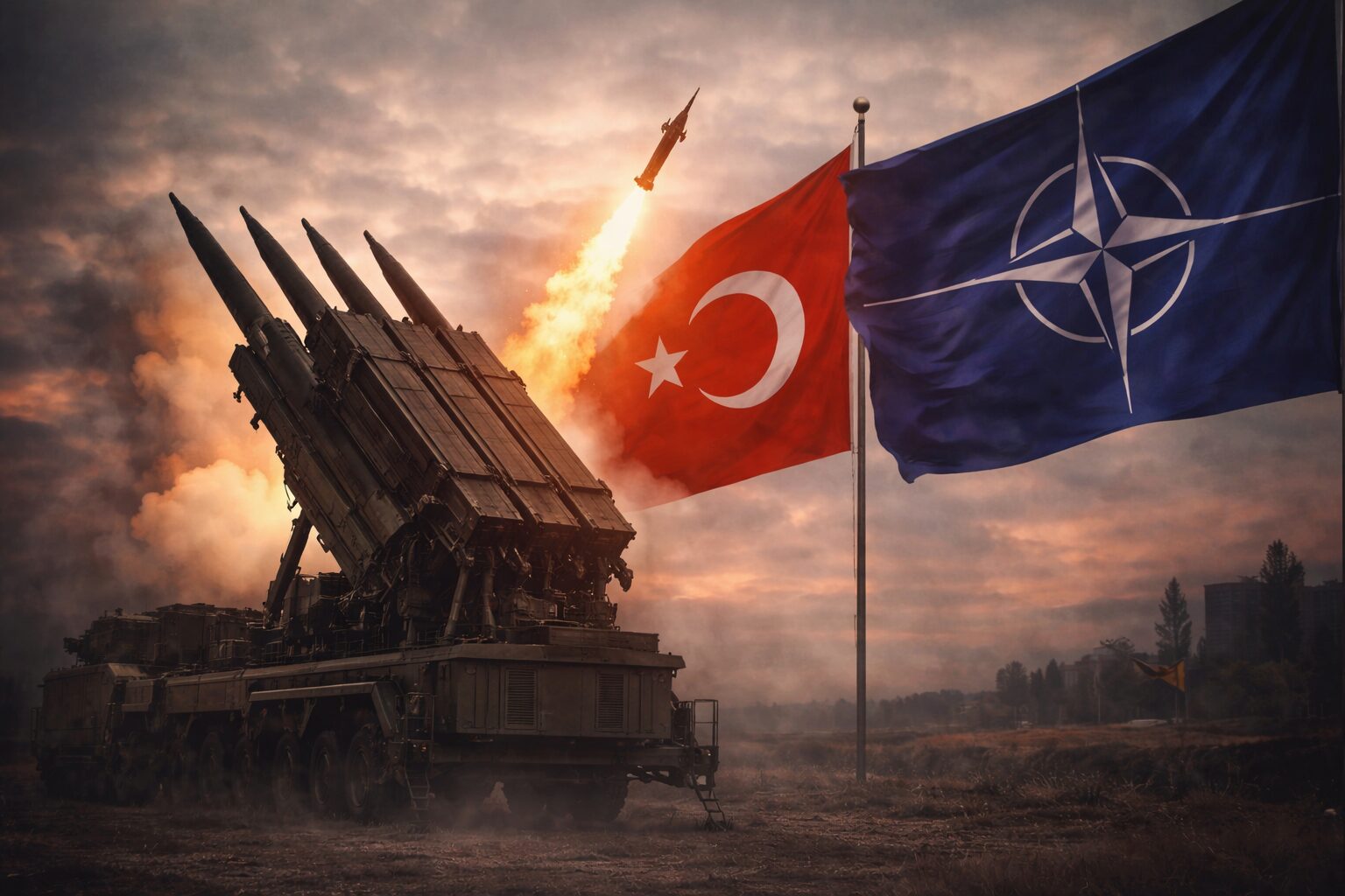 Türk hava sahasına giren balistik mühimmat NATO savunma sistemleri tarafından