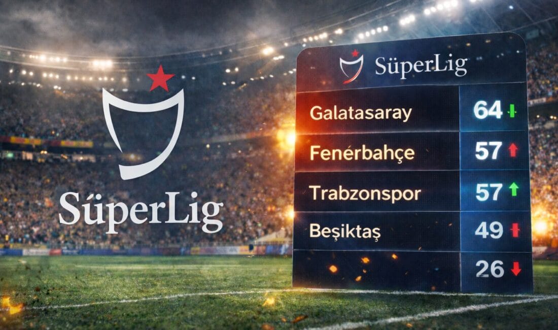 Süper Lig’de Zirve Yarışı Kızıştı, Düşme Hattı Karıştı Trendyol Süper Lig’de 26. hafta tamamlandı. Galatasaray, Başakşehir’i 3-0 yenerek