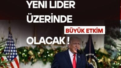 ABD Başkanı Donald Trump, İran’daki yeni liderin belirlenmesinde etkili olacağını