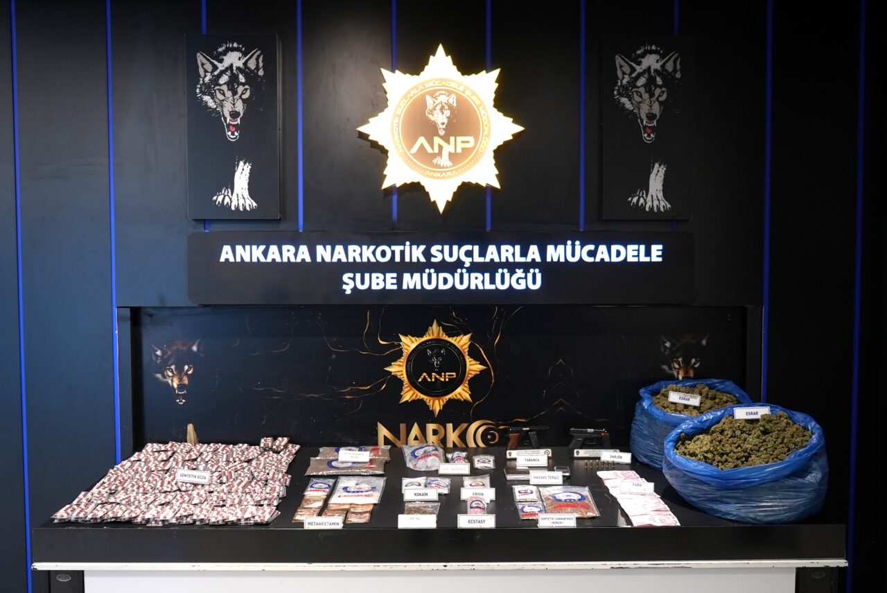 Ankara’da narkotik ekiplerinin düzenlediği operasyonlarda 87 şüpheli gözaltına alındı. Adliyeye