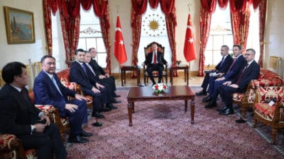 Cumhurbaşkanı Erdoğan, Türk Devletleri Teşkilatı toplantısı kapsamında İstanbul’da üye ülkelerin