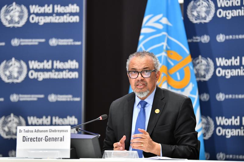 Dünya Sağlık Örgütü Genel Direktörü Tedros Adhanom Ghebreyesus, hastane ve