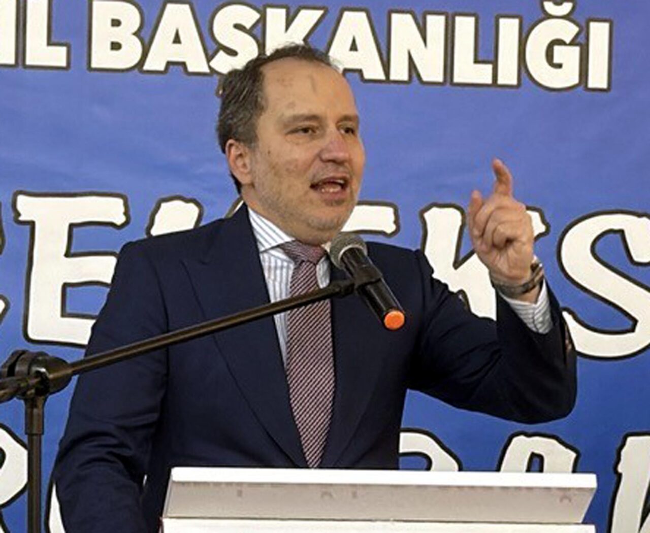 Yeniden Refah Partisi Genel Başkanı Fatih Erbakan, Tekirdağ’daki iftar programında