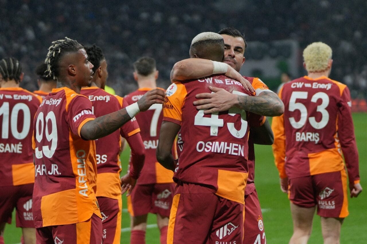 Süper Lig’in 25. haftasında Galatasaray, deplasmanda Beşiktaş’ı Osimhen’in golüyle 1-0