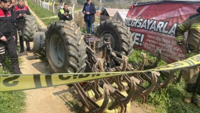 Bursa’nın Gemlik ilçesinde meydana gelen traktör kazasında 65 yaşındaki Mustafa