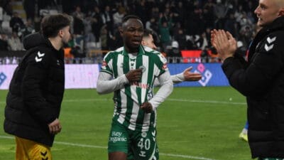 Konyaspor, Süper Lig’de Gençlerbirliği’ni son dakikada bulduğu golle 1-0 mağlup