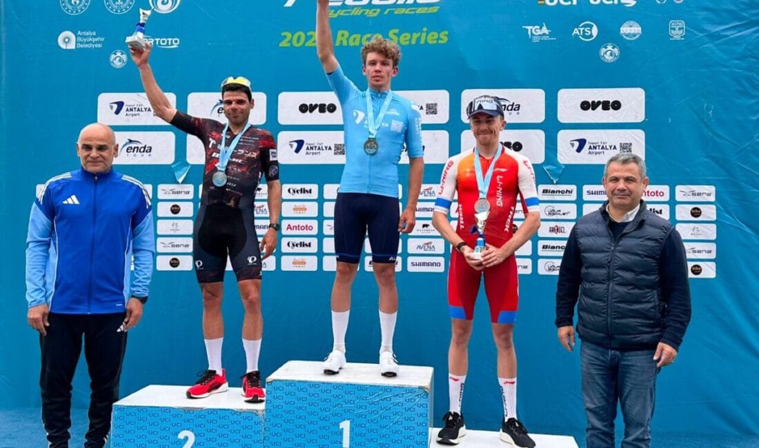 Muğla Büyükşehir Belediyesi bisiklet takımı, Alanya’da düzenlenen UCI Syedra yarışında