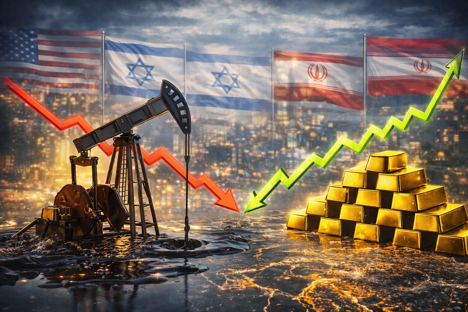 ABD, İsrail ve İran arasında sağlanan ateşkes küresel piyasaları sarstı.