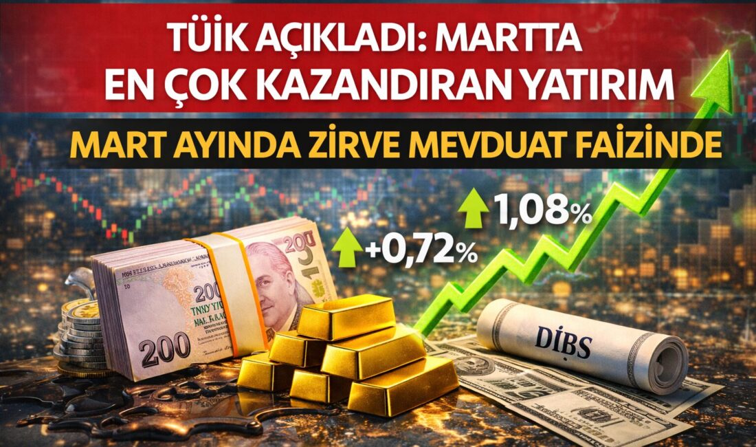 TÜİK mart ayı yatırım verilerini açıkladı. Aylık bazda en yüksek