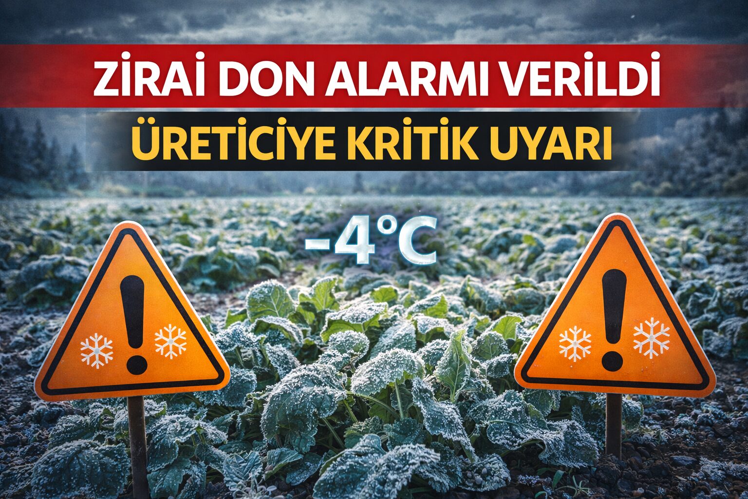 Tarım ve Orman Bakanlığı, 7-11 Nisan tarihleri arasında beklenen zirai