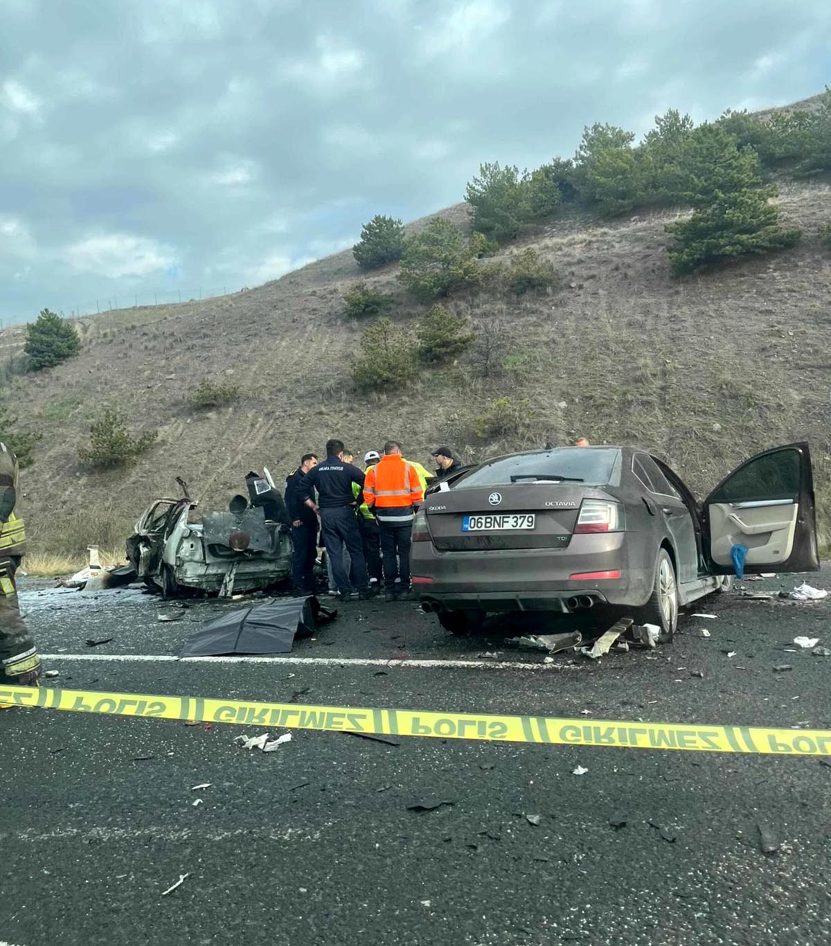 Ankara Çevre Yolu’nda meydana gelen feci kazada 5 kişi hayatını