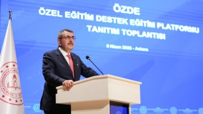 Milli Eğitim Bakanı Yusuf Tekin, özel eğitim öğrencileri için geliştirilen