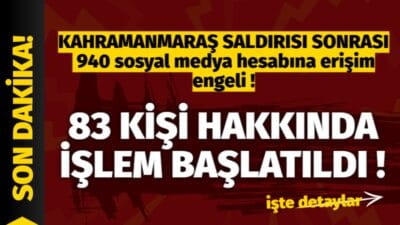 Emniyet Genel Müdürlüğü, Şanlıurfa ve Kahramanmaraş’taki okul saldırıları sonrası suçu