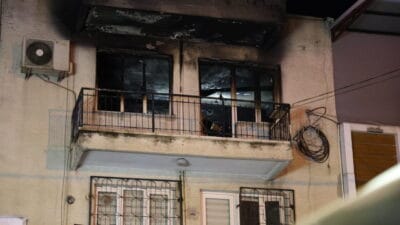 İzmir’in Bornova ilçesinde gece çıkan ev yangınında 71 yaşındaki Hasan