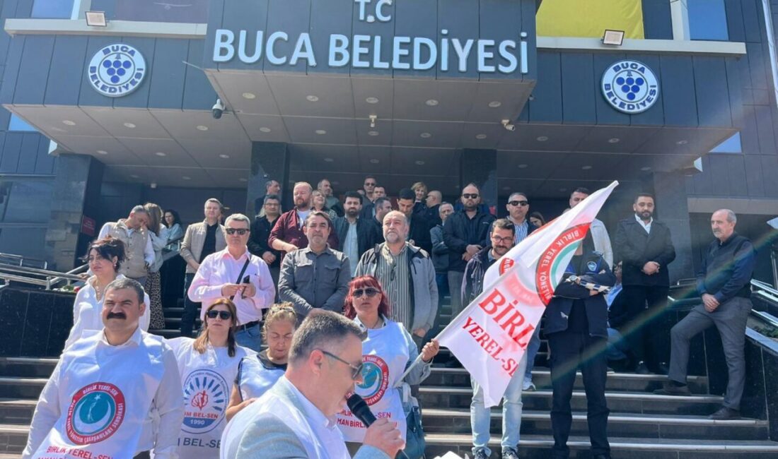 İzmir Buca Belediyesi’nde memurlar, ödenmeyen TİS alacakları ve tazminatlar nedeniyle