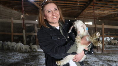 Nazlı Uyar, Ankara’da devlet desteğiyle başladığı keçi yetiştiriciliğinde 6 yılda