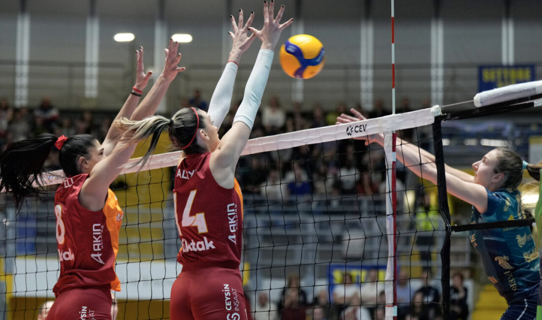 Galatasaray Daikin, CEV Kupası finalinin ilk maçında İtalya’da Chieri’yi 3-2