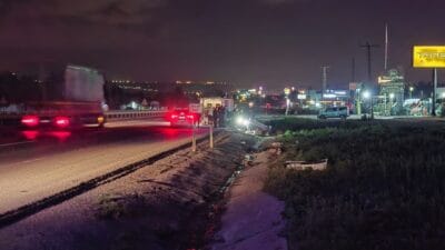 Ankara’nın Gölbaşı ilçesinde meydana gelen trafik kazasında, kontrolden çıkan otomobil