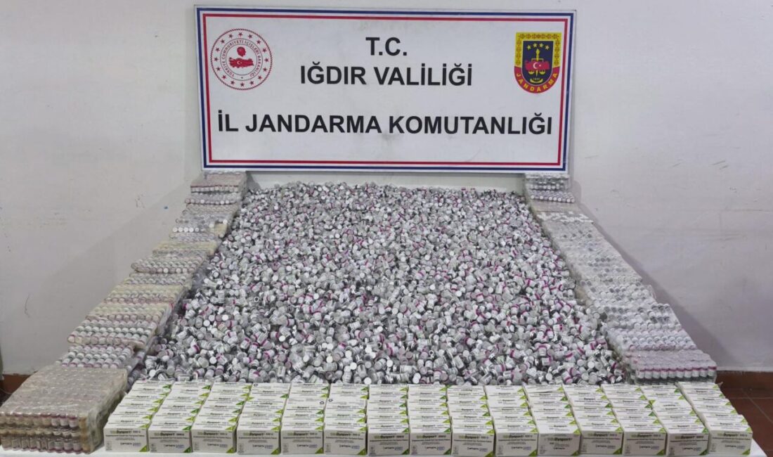 Iğdır’da jandarma ekipleri tarafından düzenlenen operasyonda, güzellik merkezleri üzerinden satılmak