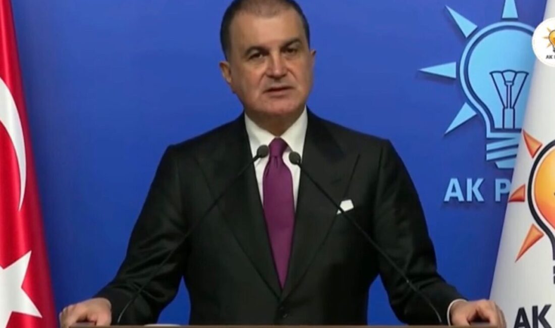 AK Parti Sözcüsü Ömer Çelik, terör örgütünün silah bırakma sürecinde