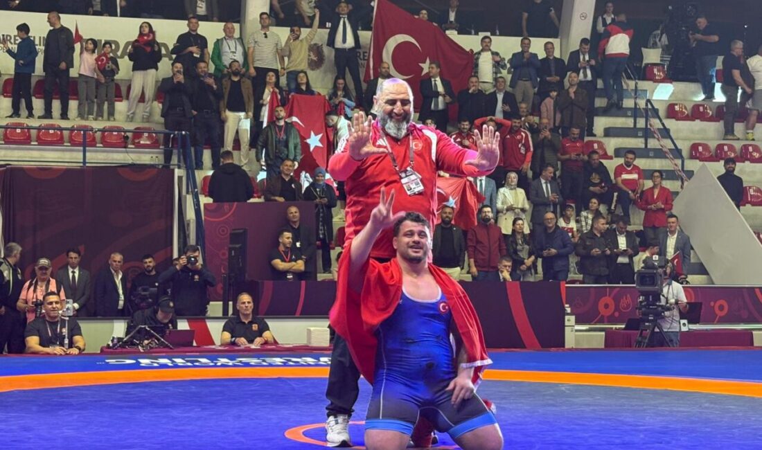 Milli güreşçi Rıza Kayaalp, Avrupa Güreş Şampiyonası’nda 13’üncü kez altın