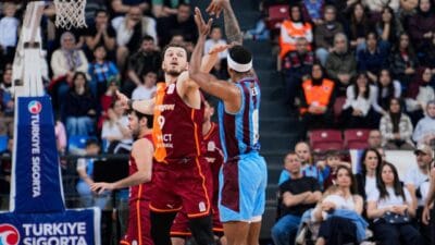 Basketbol Süper Ligi’nde Trabzonspor, sahasında Galatasaray MCT Technic’i 79-69 mağlup