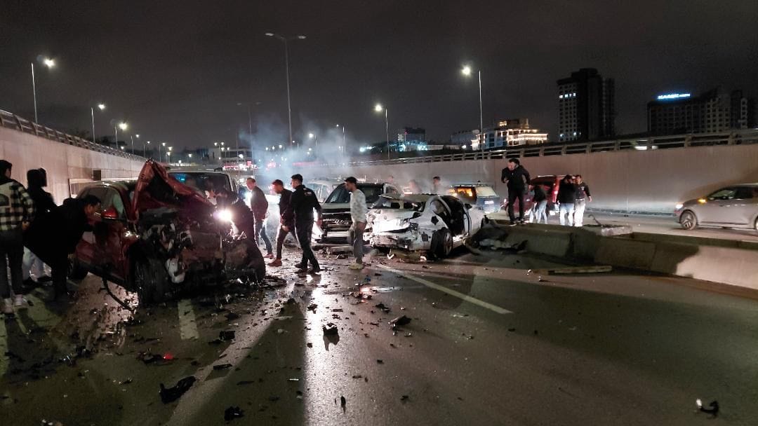 Ankara Pursaklar’da 4 aracın karıştığı zincirleme kazada 3’ü ağır 8