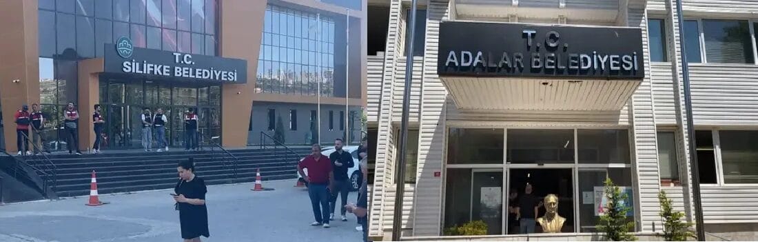 Silifke ve Adalar Belediyelerine Operasyon: İki Belediye Başkanı da Gözaltında Mersin Silifke Belediyesi'ne düzenlenen jandarma operasyonu ve İstanbul merkezli Adalar