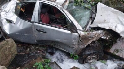 Ordu'nun Ulubey ilçesinde fındık bahçesinde manevra yaparken kontrolden çıkıp 350