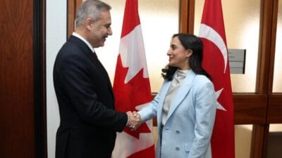 Dışişleri Bakanı Hakan Fidan, Kanada Dışişleri Bakanı Anita Anand ile