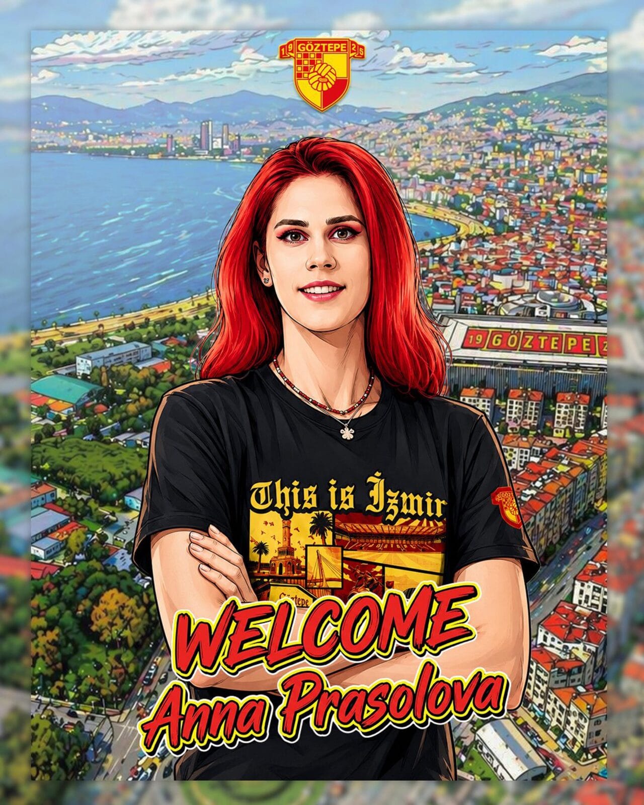 Göztepe, Rus orta oyuncu Anna Prasolova ile 2023-2024 sezonu için
