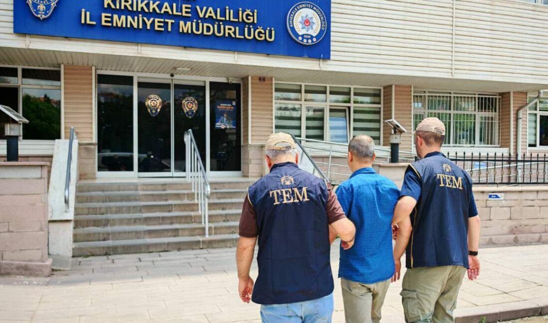 Kırıkkale'de emniyet ekiplerinin düzenlediği operasyonda, FETÖ üyesi olmaktan 6 yıl