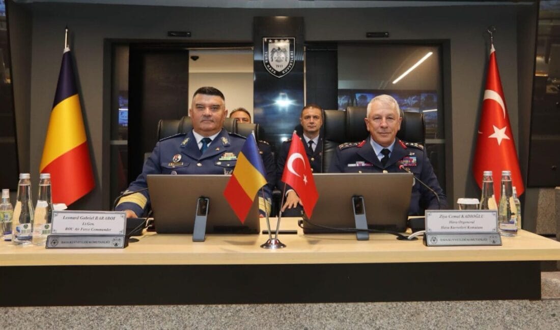 Romanya Hava Kuvvetleri Komutanı Korgeneral Baraboi, Hava Kuvvetleri Karargahını ziyaret etti Milli Savunma Bakanlığı, Romanya Hava Kuvvetleri Komutanı Korgeneral Leonard-Gabriel Baraboi'un