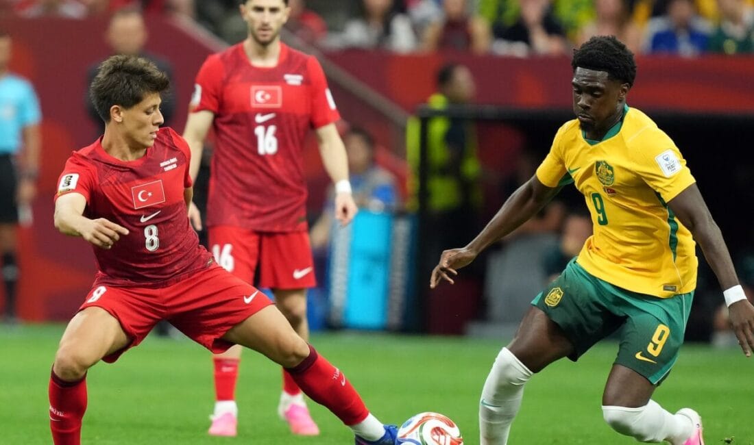 Türkiye Dünya Kupası’na Mağlubiyetle Başladı: Avustralya 2-0 Kazandı 24 yıl aradan sonra Dünya Kupası’na katılan A Milli Futbol