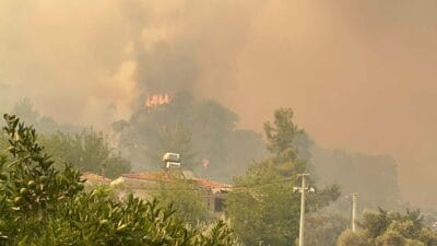 Muğla'nın Fethiye ilçesi Göcek ve İnlice mahallelerinde yerleşim yerlerini tehdit