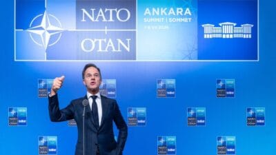 Ankara'daki NATO Zirvesi'nde konuşan Genel Sekreter Mark Rutte, ABD Başkanı